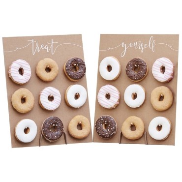 Donut Wall Cake Alternative - Rustic Country