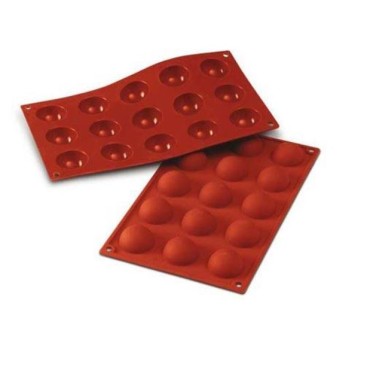 Halfspheres Silicone Mould 40x20mm 20.005.00.0065