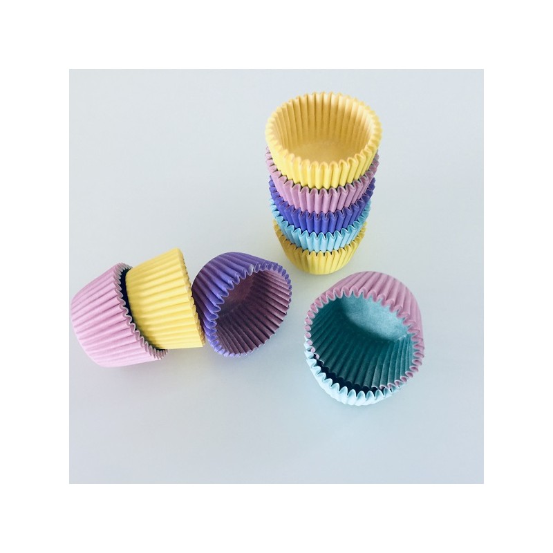 Decora Mini Cupcakes Baking cup Pastel, 200pcs