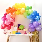 Ginger Ray RAINBOW Balloon Arch Kit, 4 Meter