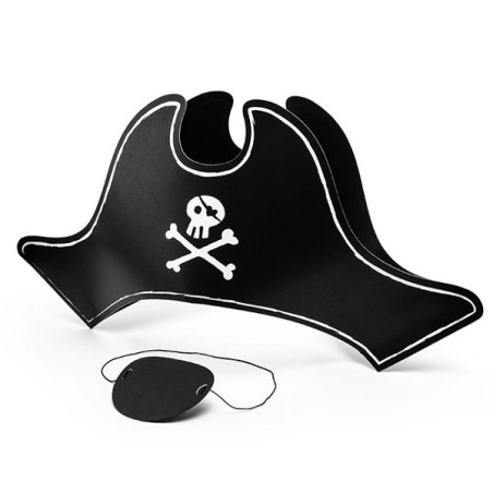 Pirate hat with eye patch CPP17 Piratesparty