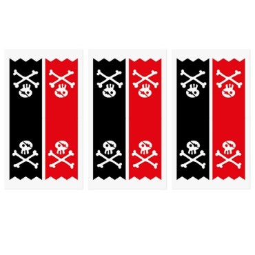 Piratesparty Treat Bags Skull & Crossbone