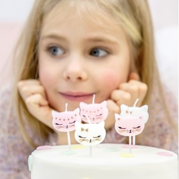 Party Candles Cats SCS-4