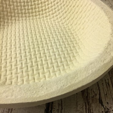 Groundwood Dough Rising Basket for 1500g Bread Loaf Waffle Design