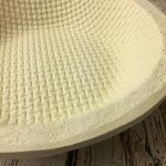 Round waffle Groundwood dough rising basket for 1500g dough