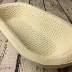 Long Waffle Groundwood dough rising basket for 1500g dough