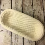 Long Waffle Groundwood dough rising basket for 1500g dough