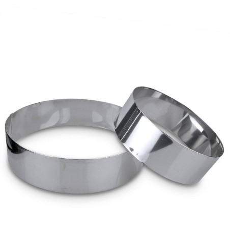 Round Cake Ring 24x6cm Stainless Steel