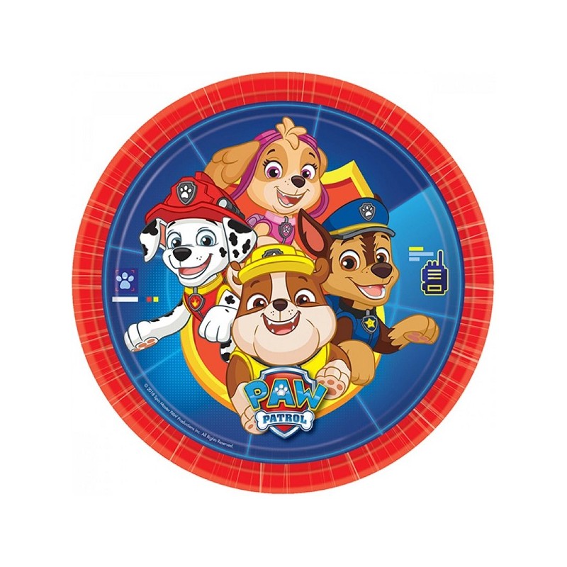 Amscan Paw Patrol Plates, 8 pcs