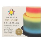 Sugarflair Airbrushfarben Collection - Alkoholfrei , 8x14ml