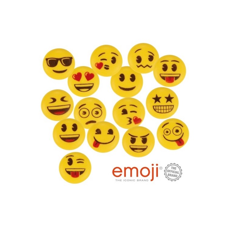 Günthart Emoji Sugar Pipings, 15pcs