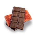 Martellato 3x Chocolate Bar Chocolate Mould Choco and the City 80g