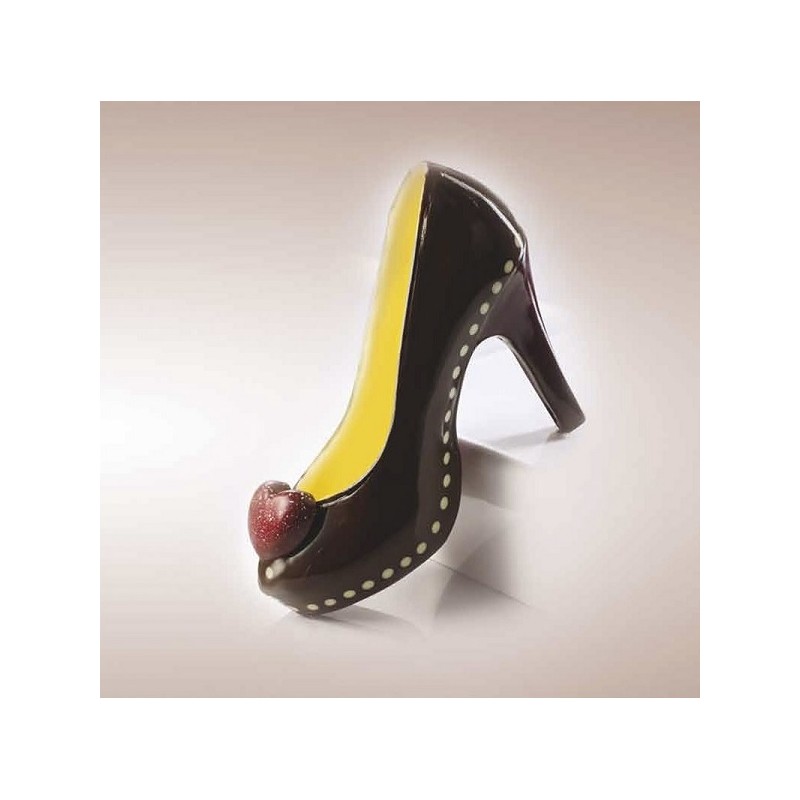 Martellato High Heel Damenschuh Schokoladen Giessform, 22cm