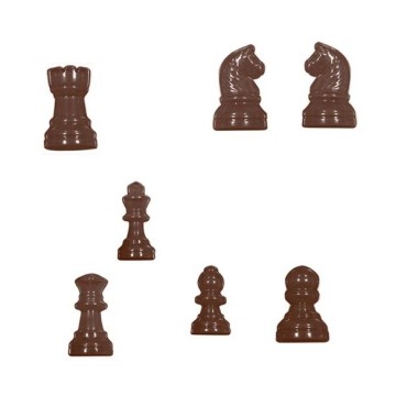 Schachfiguren Schokoladenform 90-13453