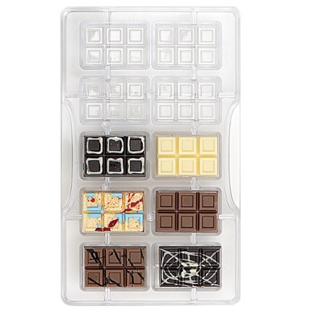 Mini Bar Chocolate Polycarbonate Mold 0050140