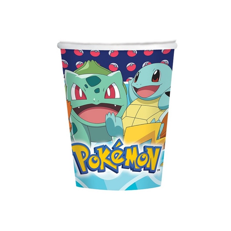 Amscan Pokemon Party Cups, 8 pcs
