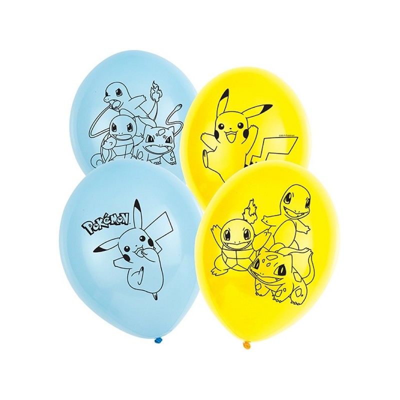 Pokemon Balloons, 6 pcs