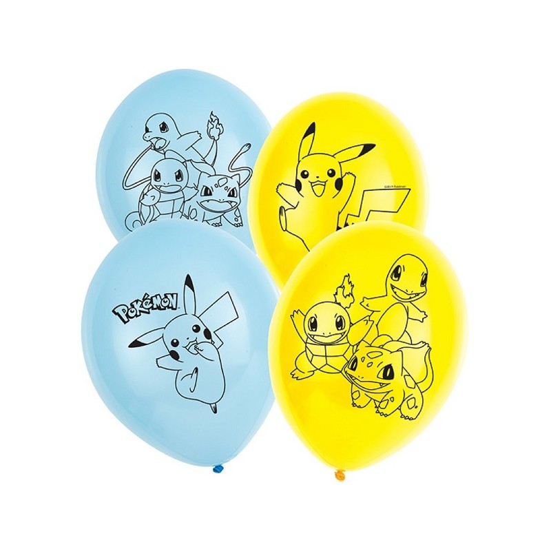 Pokemon Luftballon, 6 Stück