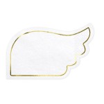 PartyDeco Wings shaped Napkins, 20 pcs