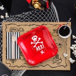 PartyDeco Pirates Party Plates, 6 pcs