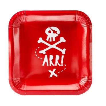 6 Arr! Piratesparty Plates TPP15-007