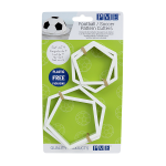 PME Fussball Hexagon & Pentagon Ausstecherset, 4 Stück
