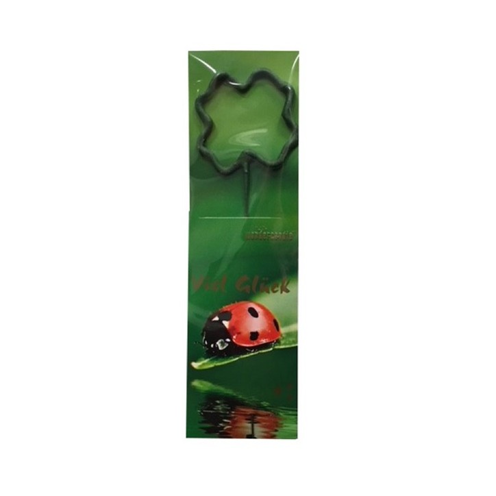 Green Cloverleaf Sparkler - Wondercandle Shamrock Green Cloverleaf Sparkler - Wondercandle Shamrock