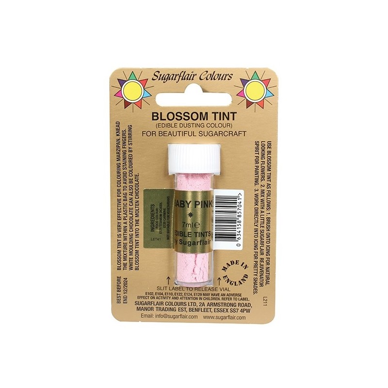 Sugarflair Edible Blossom Tint Baby Pink, 7ml