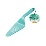 Birkmann Life's too short to say no to Cake - Cake Server turquoise, 26cm