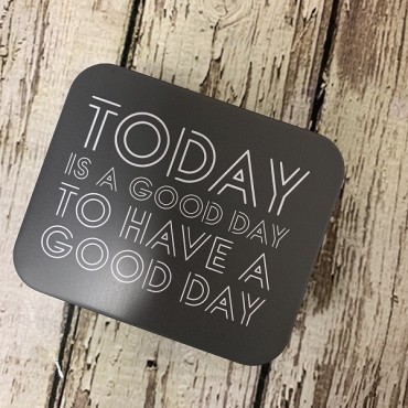Today is a good day to have a good day - Colour Splash Cookie Tin