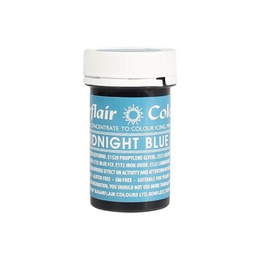 Sugarflair Paste Colour Midnight Blue 25g