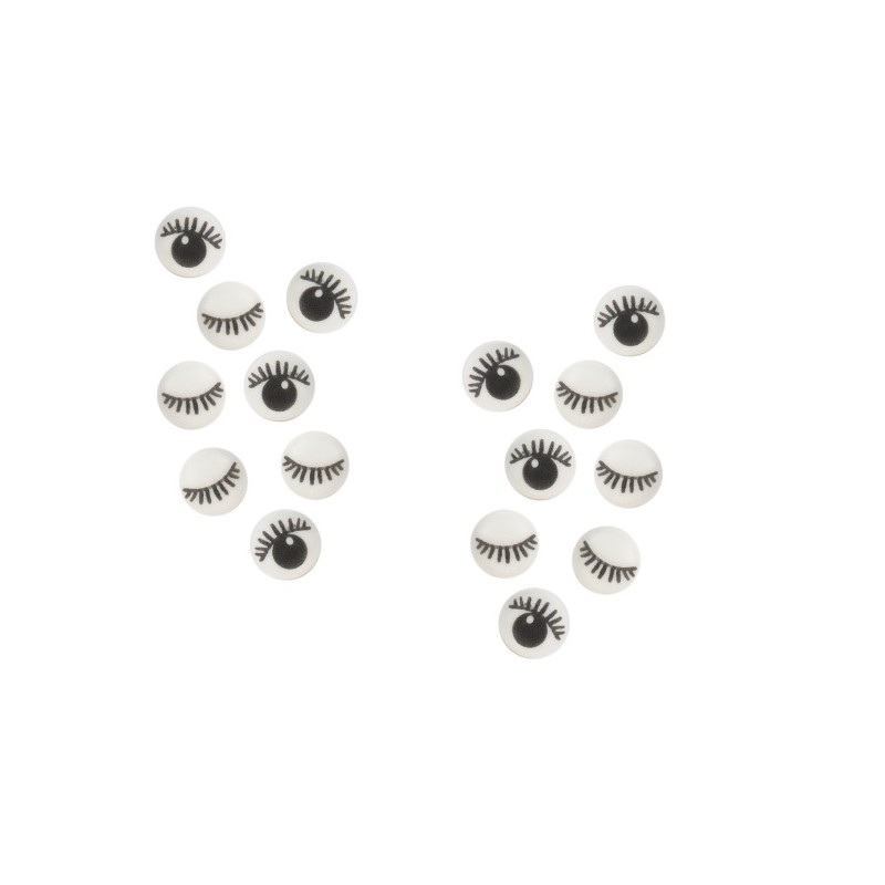 Günthart Sugar Eyes with Eyelashes, 28 pcs