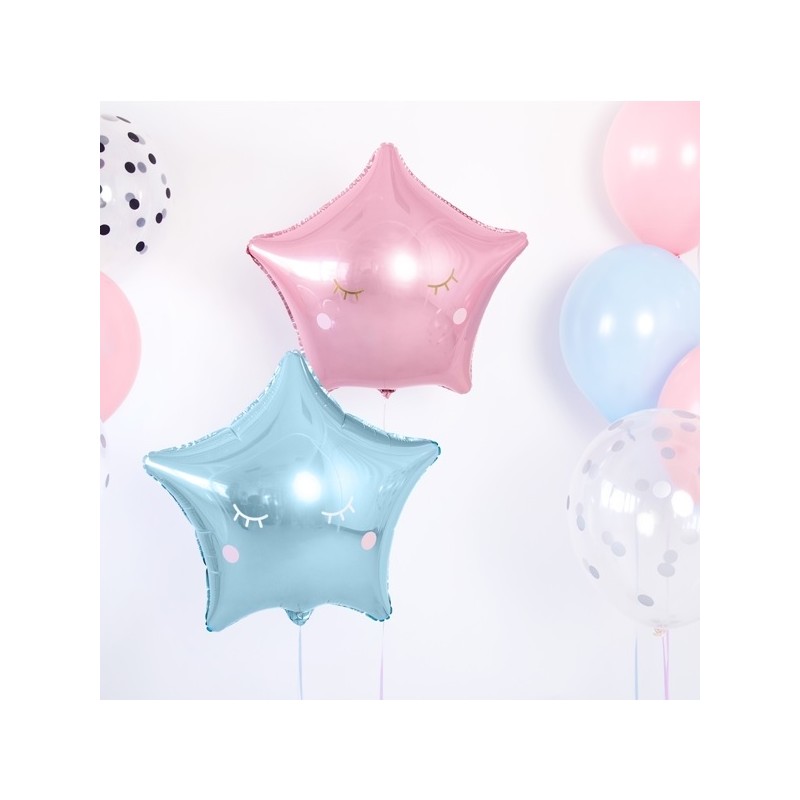 PartyDeco Little Star - Ballon Sticker Set, 6 Stück