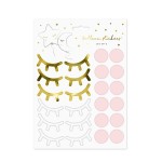 PartyDeco Little Star - Balloon Sticker Set, 6 pcs