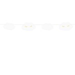 PartyDeco Little Star - Wolken Party Banner, 1.45m