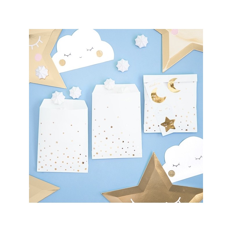 PartyDeco Little Star - Treat Bags, 6 pcs