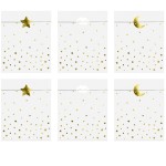 PartyDeco Little Star - Treat Bags, 6 pcs