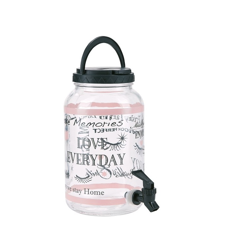 Miss Etoile Drinks Dispenser with Text, 3.75 Litre