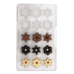 Decora Flowers Chocolate Mould for 15pcs