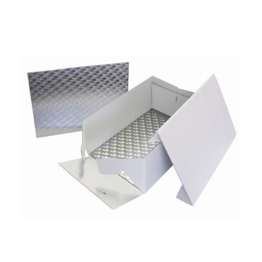 PME Oblong Cakebox white with 3mm Cake Board BCO896