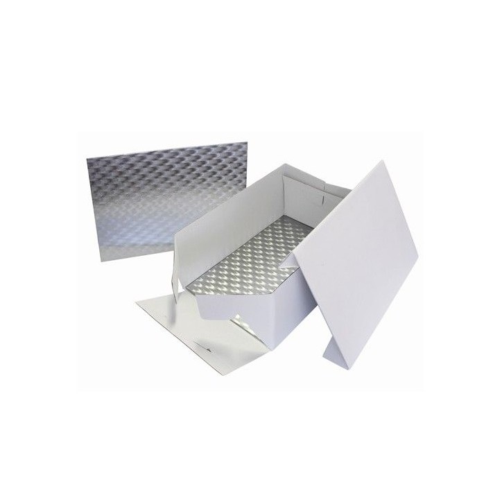 PME Oblong Cakebox white with 3mm Cake Board BCO896 PME Oblong Cakebox white with 3mm Cake Board BCO896