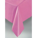 Unique Party Plastic Tablecover Hot Pink, 1.37 x 2.74 Meter