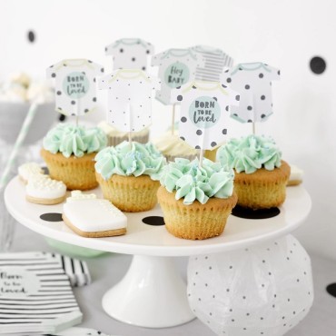 Talking Tables Born To Be Loved Cake Toppers