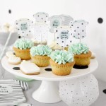 Talking Tables Born To Be Loved Cake Topper, 12 pcs