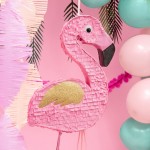 PartyDeco Flamingo Pull-Pinata 25x55x8cm