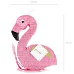 PartyDeco Flamingo Pull-Pinata 25x55x8cm