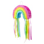 PartyDeco Rainbow Pull-Pinata 30x20x10cm