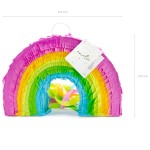 PartyDeco Rainbow Pull-Pinata 30x20x10cm