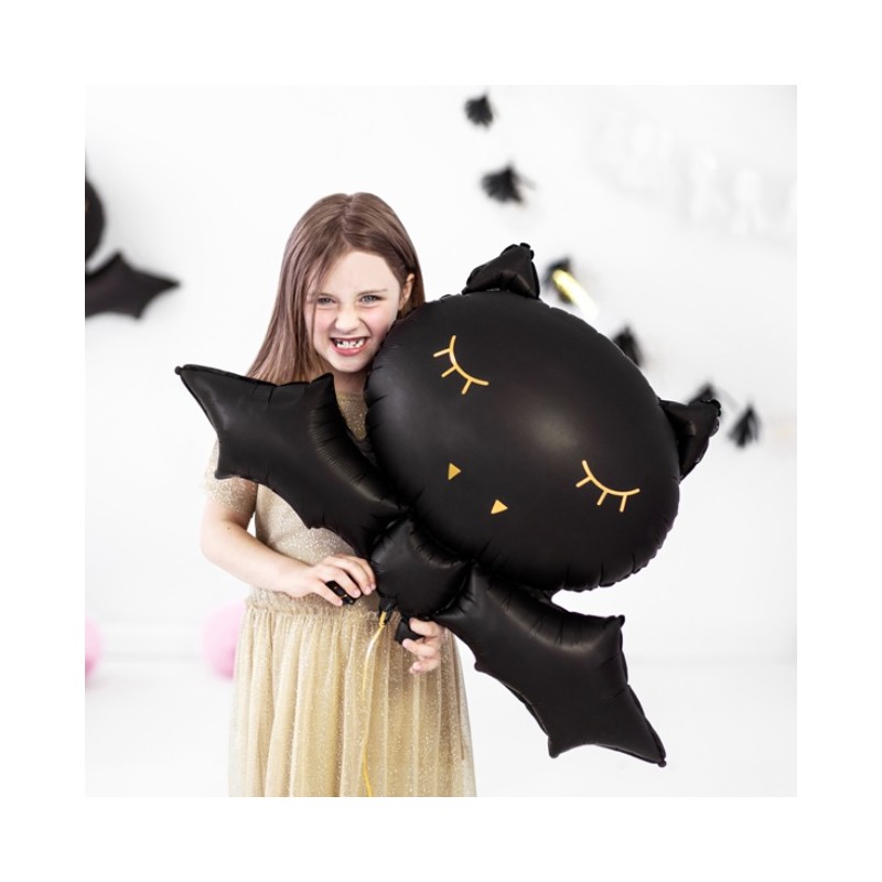 PartyDeco Bat Foil Balloon 80x52cm