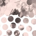 PartyDeco Table Party Confetti Circles Rose Gold, 15g